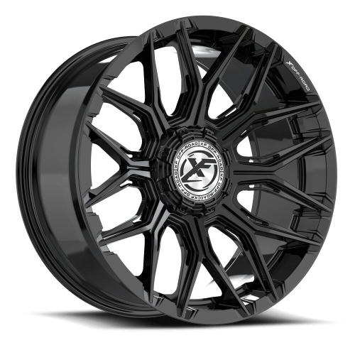 XF Offroad Xf-246 Gloss Black & Milled Lettering