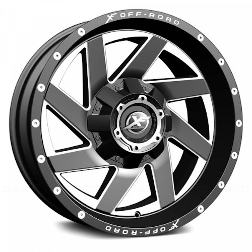 XF Offroad XF-205 Gloss Black Milled - Part Number XF-205221281651180-44GBML XF Offroad XF-205 Gloss Black Milled Photo