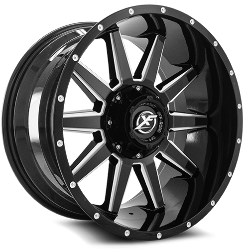 XF Offroad XF-219 Gloss Black Milled
