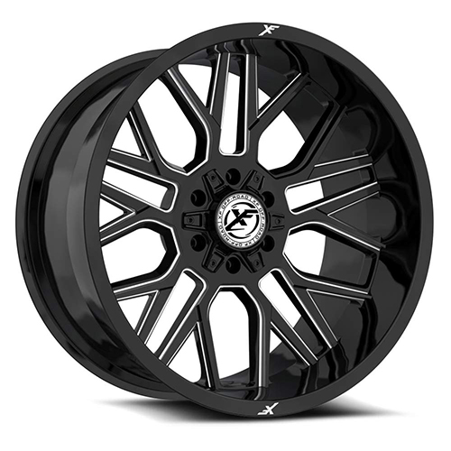 XF Offroad XF-235 Gloss Black Milled - Part Number XF-235201051271397-24GBML XF Offroad XF-235 Gloss Black Milled Photo