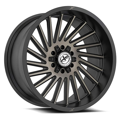XF Offroad XF-239 Satin Black W/ Bronze Machined Double Dark Tinted Face