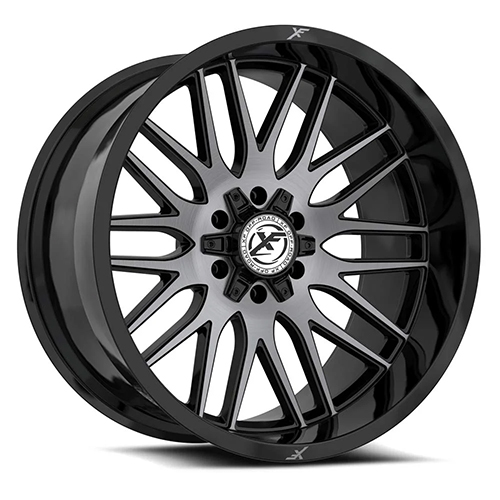 XF Offroad XF-240 Gloss Black Brushed W/ Double Dark Tint - Part Number XF-240209081651180+0GBUDT XF Offroad XF-240 Gloss Black Brushed W/ Double Dark Tint Photo