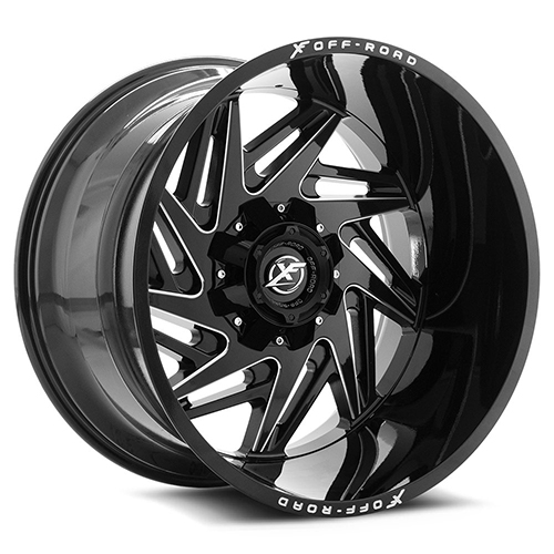 XF Offroad XF-203 Black Milled Window - Part Number XF-203221051143127-24BM XF Offroad XF-203 Black Milled Window Photo