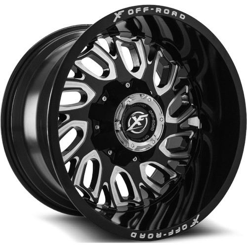 XF Offroad XF-207 Black Milled Window - Part Number XF-207201061351397-24BM XF Offroad XF-207 Black Milled Window Photo
