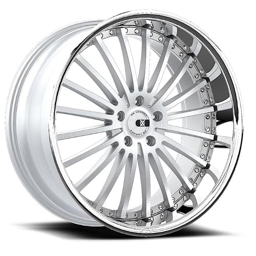 XO Luxury New York Gloss Silver W/ SS Lip - Part Number 2010NEW255120S72 XO Luxury New York Gloss Silver W/ SS Lip Photo