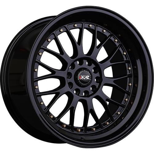 XXR 521 Black W/ Gold Rivets - Part Number 521771020 XXR 521 Black W/ Gold Rivets Photo