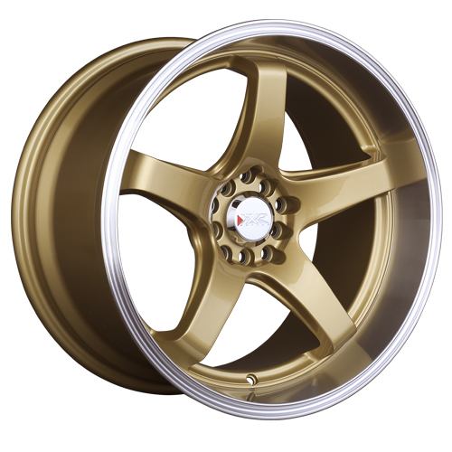 XXR 555 Hyper Gold W/ Machined Lip - Part Number 555881071 XXR 555 Hyper Gold W/ Machined Lip Photo