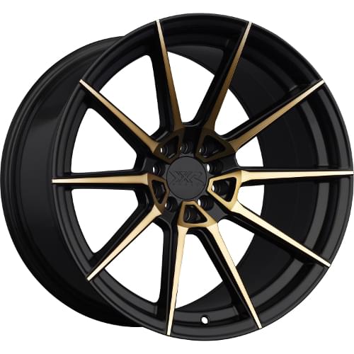 XXR 567 Black W/ Bronze Spokes - Part Number 567895463 XXR 567 Black W/ Bronze Spokes Photo