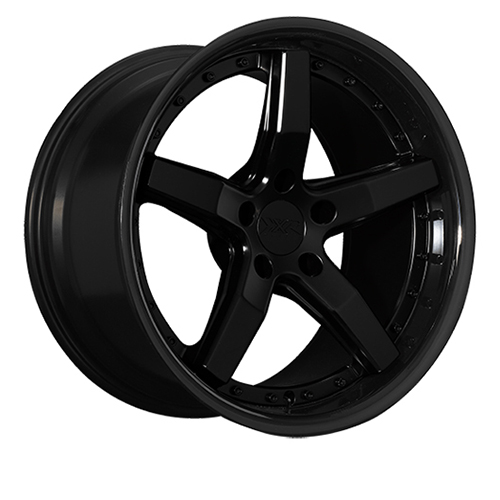 XXR 569 Flat Black W/ Gloss Black Lip - Part Number 569808026 XXR 569 Flat Black W/ Gloss Black Lip Photo