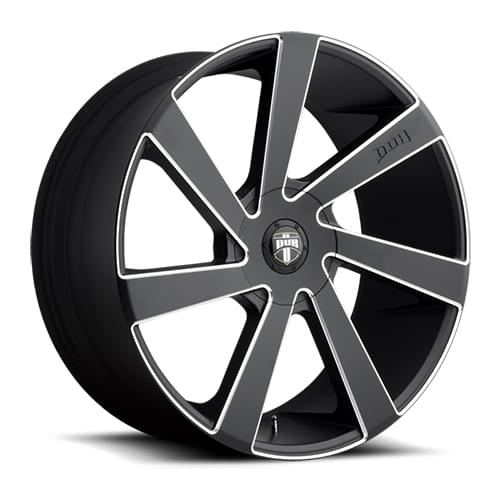 Dub Directa S133 Matte Black W/ Milled Spokes - Part Number S133229506+15 Dub Directa S133 Matte Black W/ Milled Spokes Photo