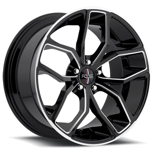 Foose Outkast F150 Gloss Black W/ Milled Spokes Photo