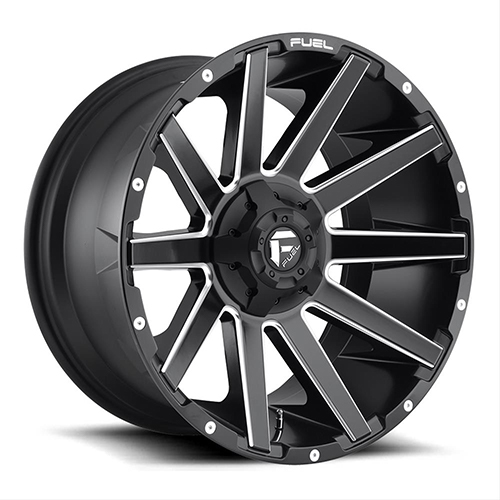 Fuel Offroad Contra D616 Matte Black W/ Milled Spokes - Part Number D61620002647 Fuel Offroad Contra D616 Matte Black W/ Milled Spokes Photo