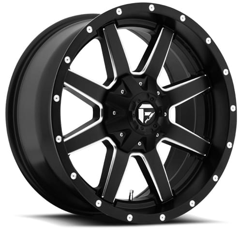 Fuel Offroad Maverick D538 Matte Black W/ Milled Spokes Photo