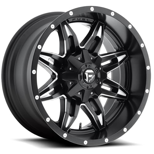 Fuel Offroad Lethal D567 Satin Black W/ Milled Spokes Deep - Part Number D56720201847 Fuel Offroad Lethal D567 Satin Black W/ Milled Spokes Deep Photo