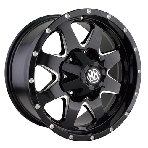 Mayhem Tank 8040 Black W/ Machined Spokes - Part Number 8040-2952B Mayhem Tank 8040 Black W/ Machined Spokes Photo