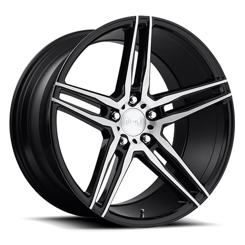 Niche Turin M169 Gloss Black W/ Machined Face - Part Number M169198543+34 Niche Turin M169 Gloss Black W/ Machined Face Photo