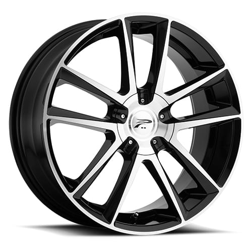 Platinum Gemini 436 Gloss Black W/ Diamond Cut - Part Number 436-8818U+40 Platinum Gemini 436 Gloss Black W/ Diamond Cut Photo