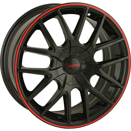 Touren TR60 3260 Black W/ Red Ring - Part Number 3260-6709BR Touren TR60 3260 Black W/ Red Ring Photo