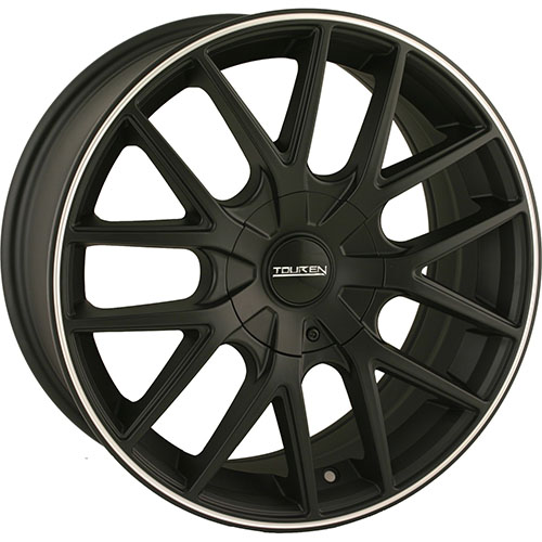 Touren TR60 3260 Matte Black W/ Machined Ring - Part Number 3260-6709MB Touren TR60 3260 Matte Black W/ Machined Ring Photo