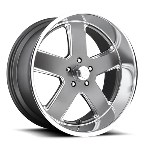 US Mags Hustler U118 Gunmetal W/ Diamond Lip - Part Number U11820956152 US Mags Hustler U118 Gunmetal W/ Diamond Lip Photo