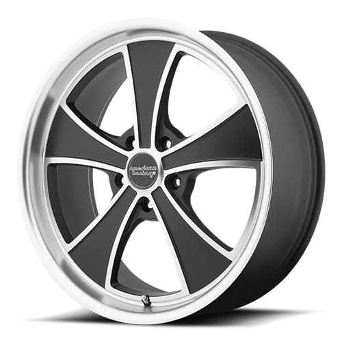 American Racing Mach 5 VN807 Satin Black Machined - Part Number VN80778015738 American Racing Mach 5 VN807 Satin Black Machined Photo